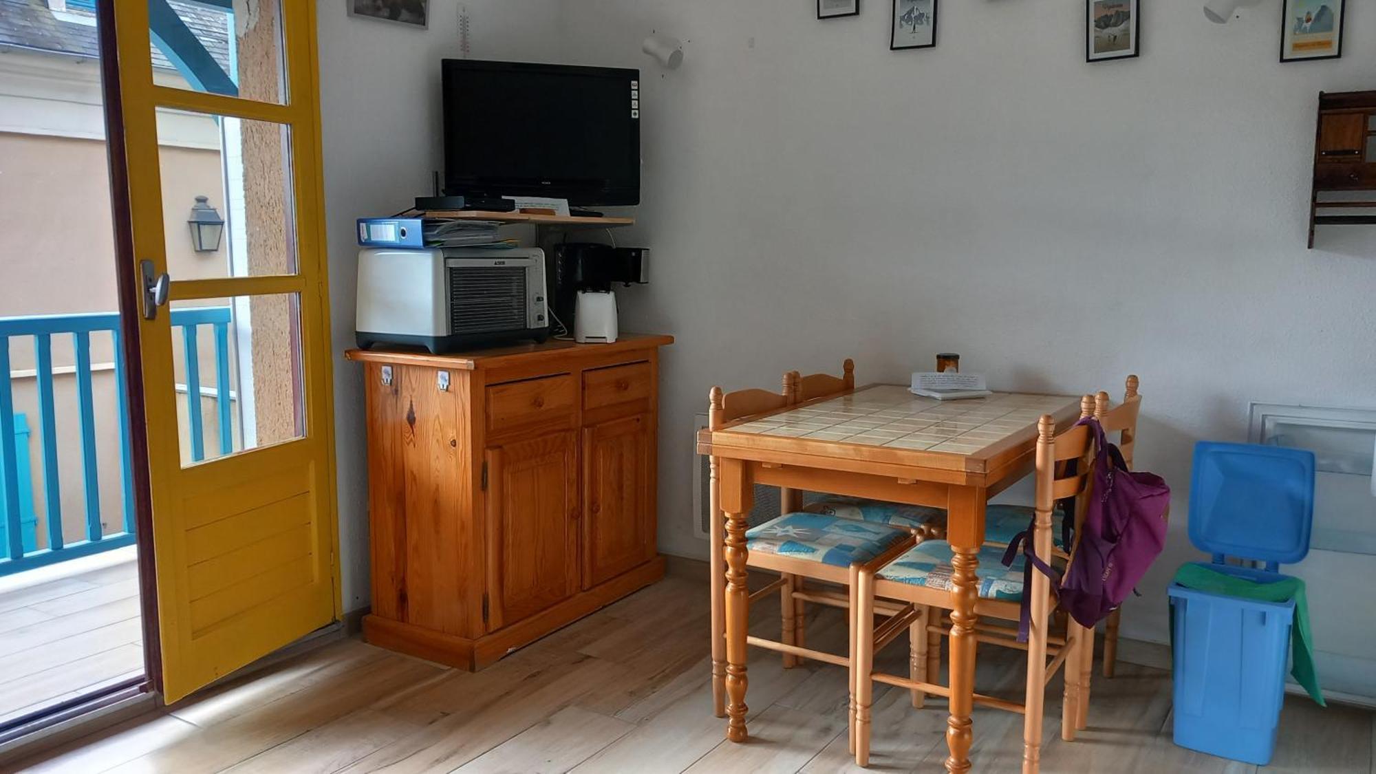 Joli Studio Avec Balcon Donnant Sur La Montagne Daire Sainte-Marie-de-Campan Dış mekan fotoğraf